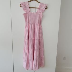 Hill House Pink White Stripe Nap Dress